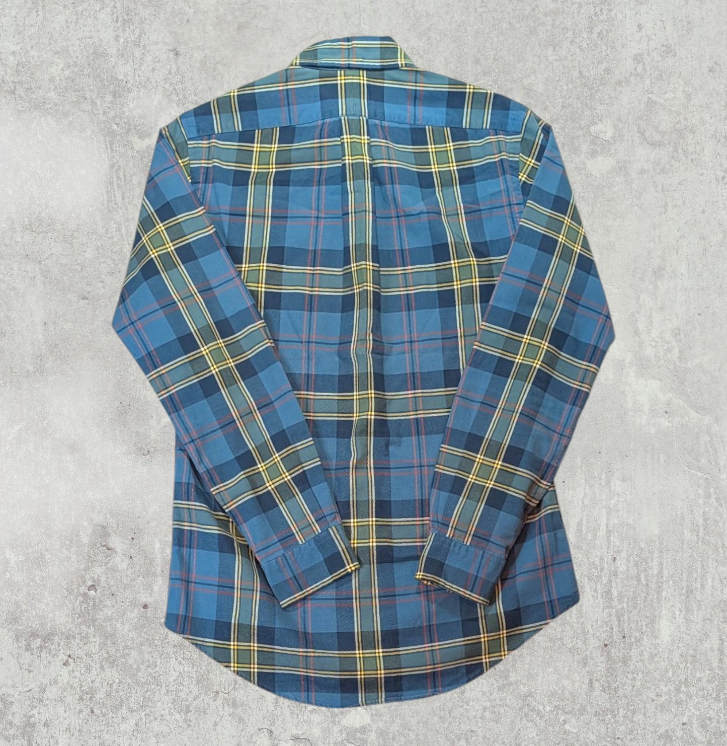 Ralph Lauren Men's Custom Fit Check Shirt - Blue - Size XS