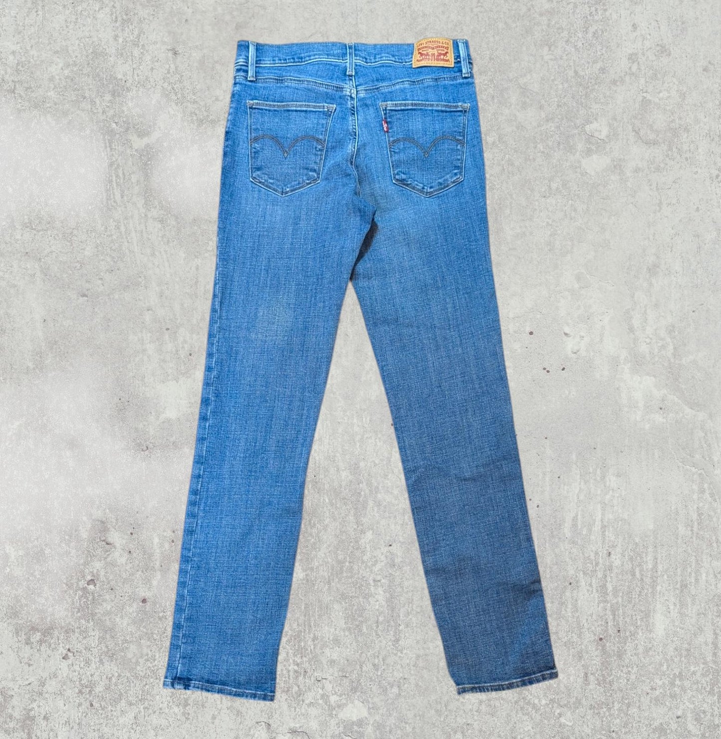 Levi's Women's Slimming Slim Jeans - Blue - Size 29W 30L