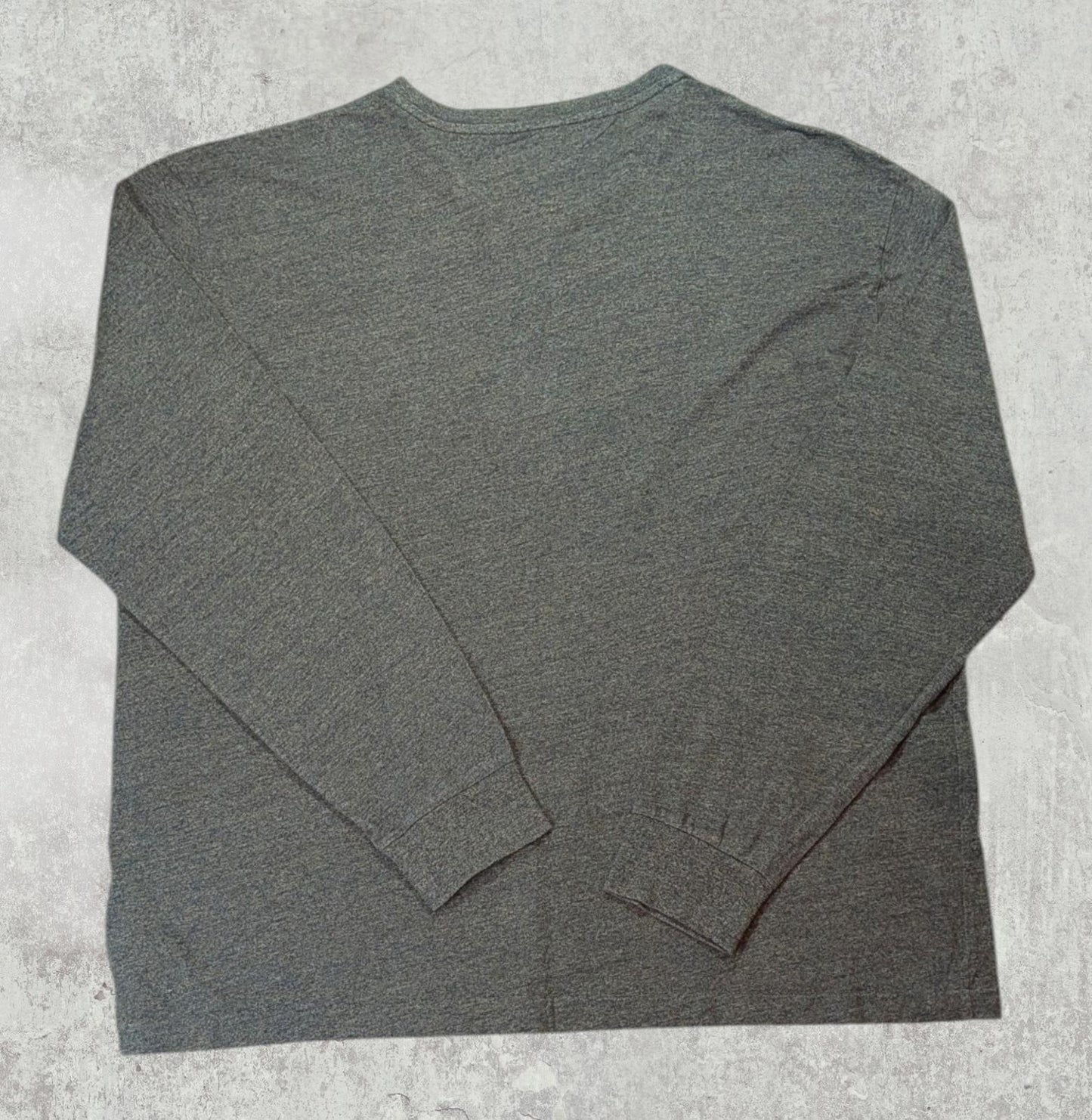 Ralph Lauren Men's Long Sleeved T Shirt - Green - Size XL