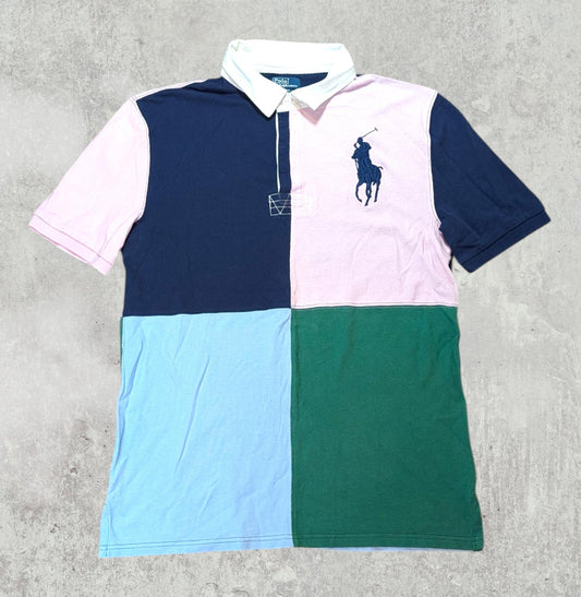 Ralph Lauren Men's Big Pony Polo T Shirt - Navy - Size Small