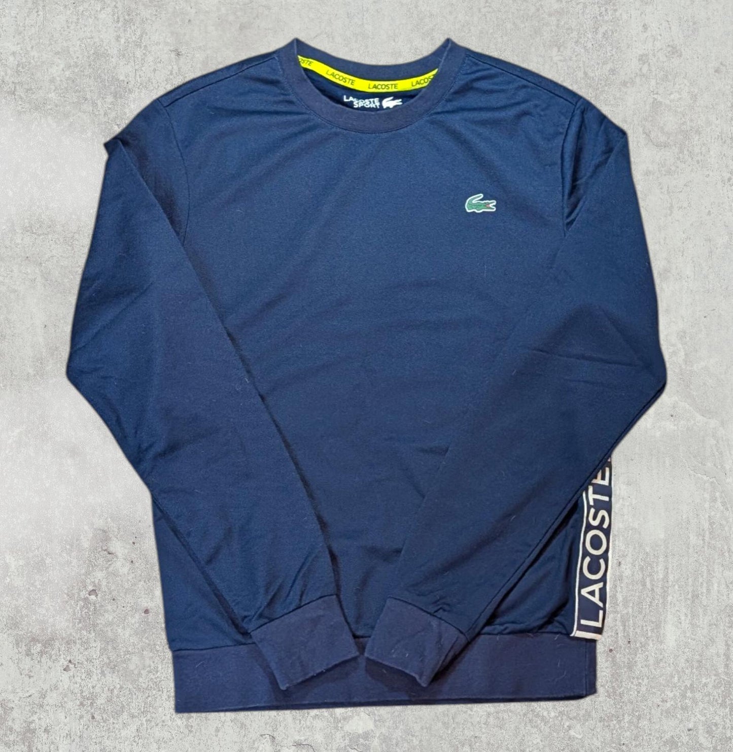 Lacoste Men's Classic Fit Sweatshirt Jumper - Navy - Size 2 / XS
