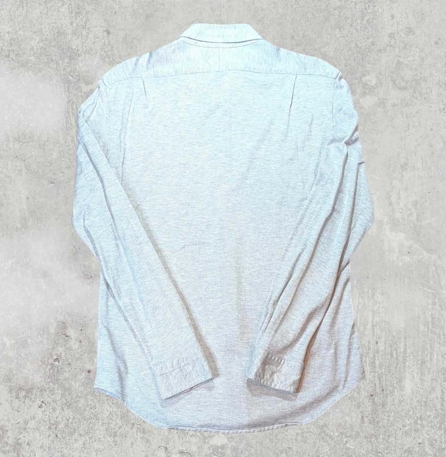 Ralph Lauren Men's Knit Dress Shirt - Grey - Size Medium