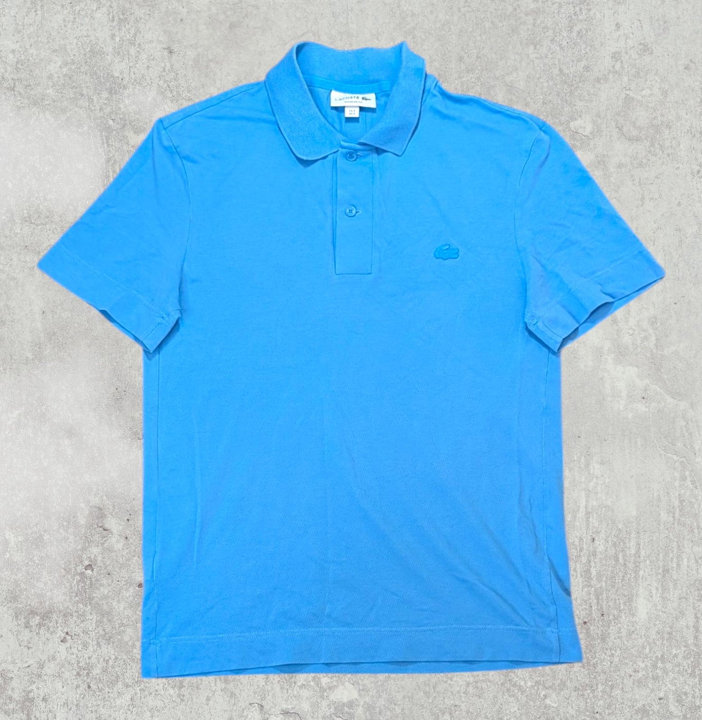 Lacoste Men's Regular Fit Polo T Shirt - Blue - Size 3 / Small