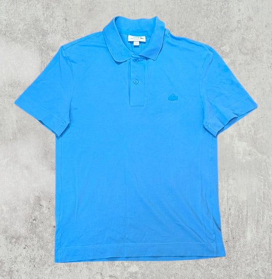 Lacoste Men's Regular Fit Polo T Shirt - Blue - Size 3 / Small