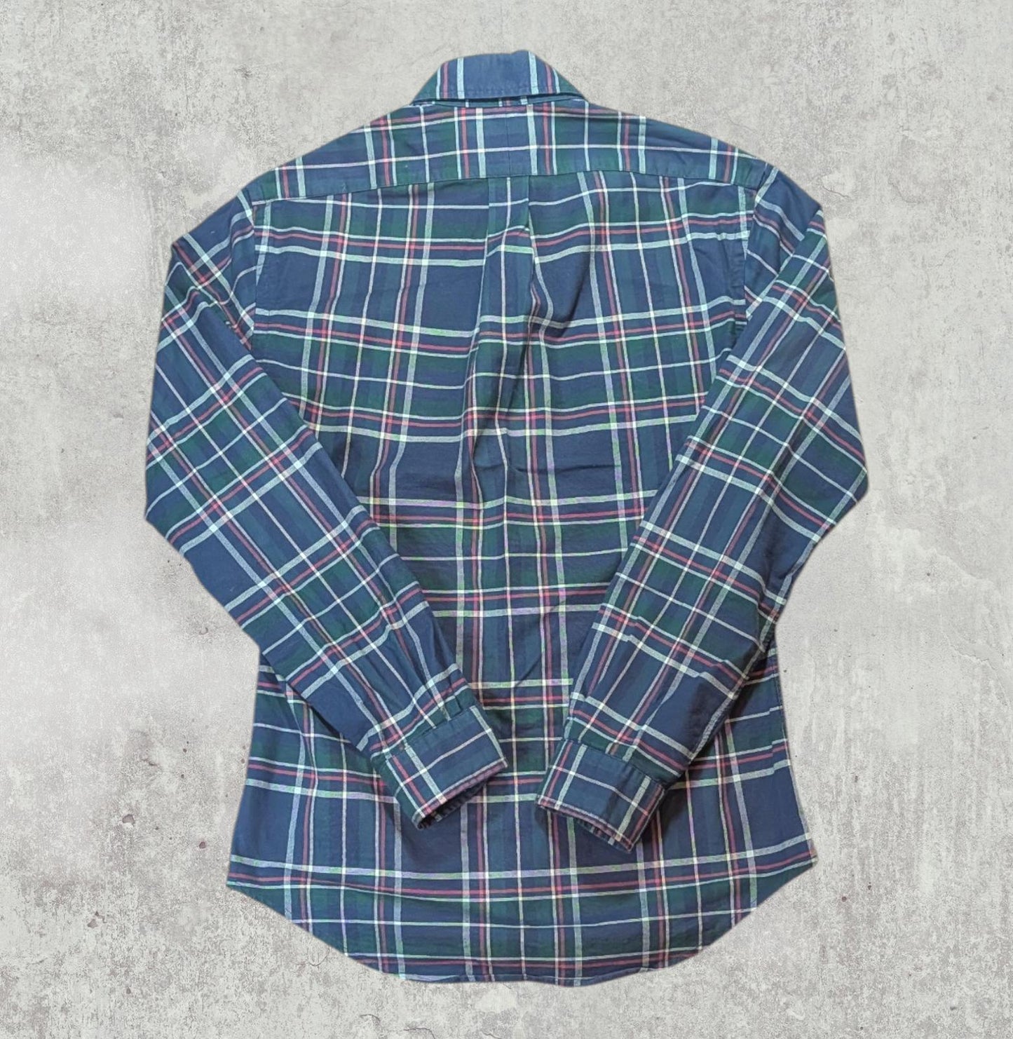 Ralph Lauren Men's Slim Fit Check Shirt - Green - Size Small