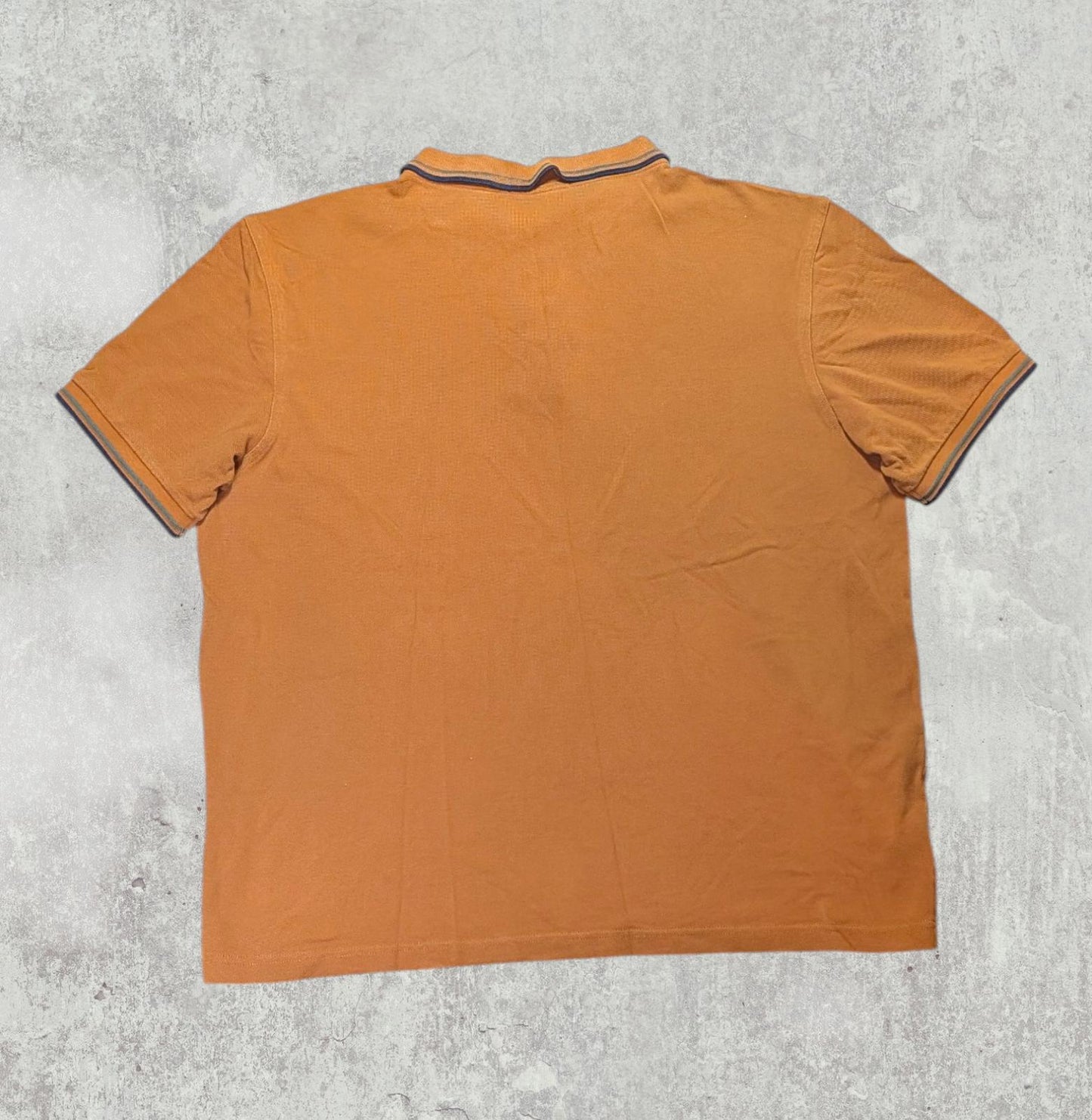 Fred Perry Men's Polo T Shirt - Brown - Size XXL