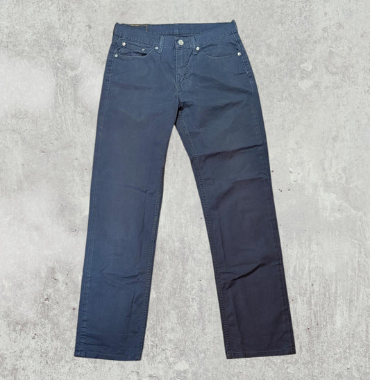 Levi's Men's 514 Straight Chino Trousers - Navy - Size 30W 32L