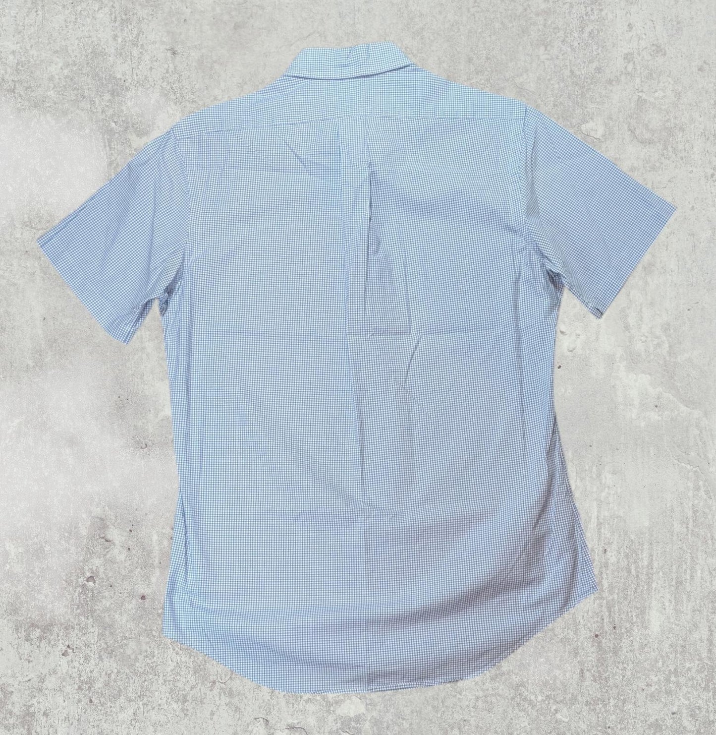 Ralph Lauren Men's Custom Fit Check Shirt - Blue - Size Small