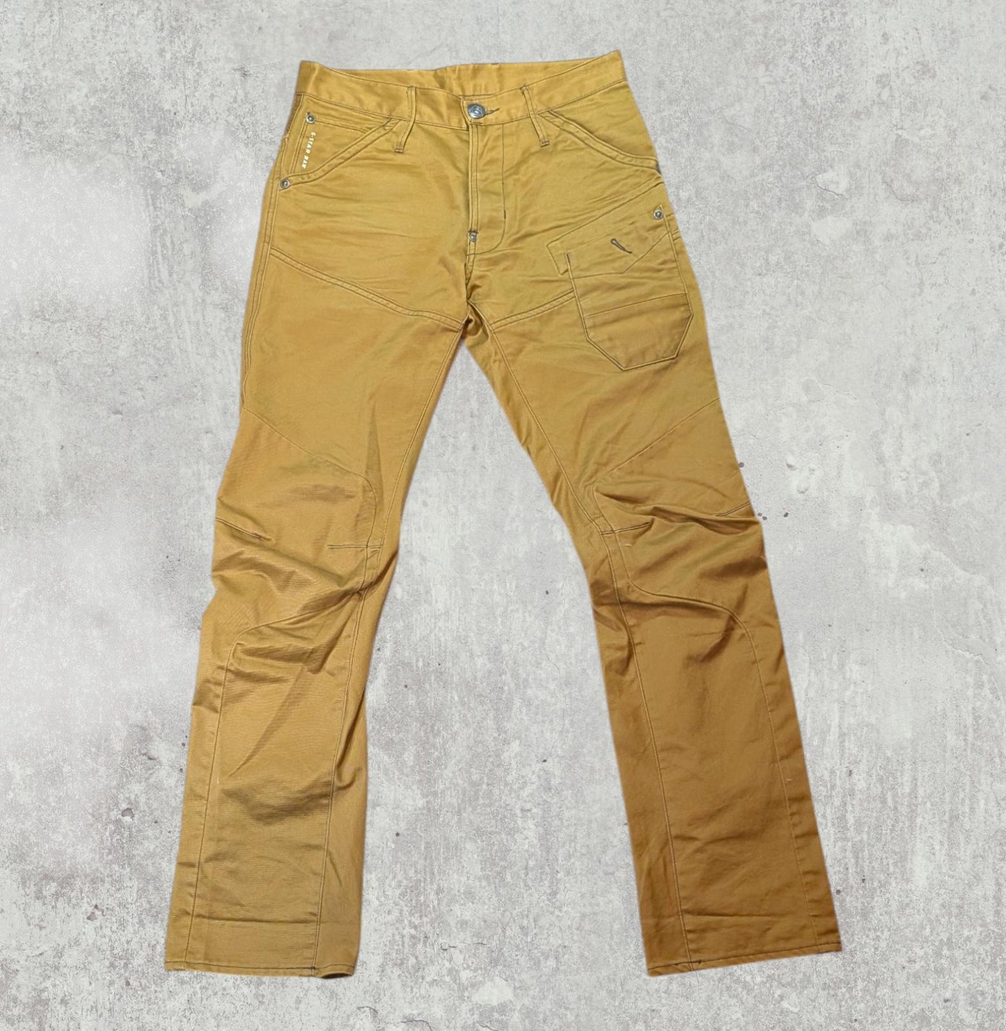 G-Star Raw Men's Chino Trousers - Tan - Size 28W 30L