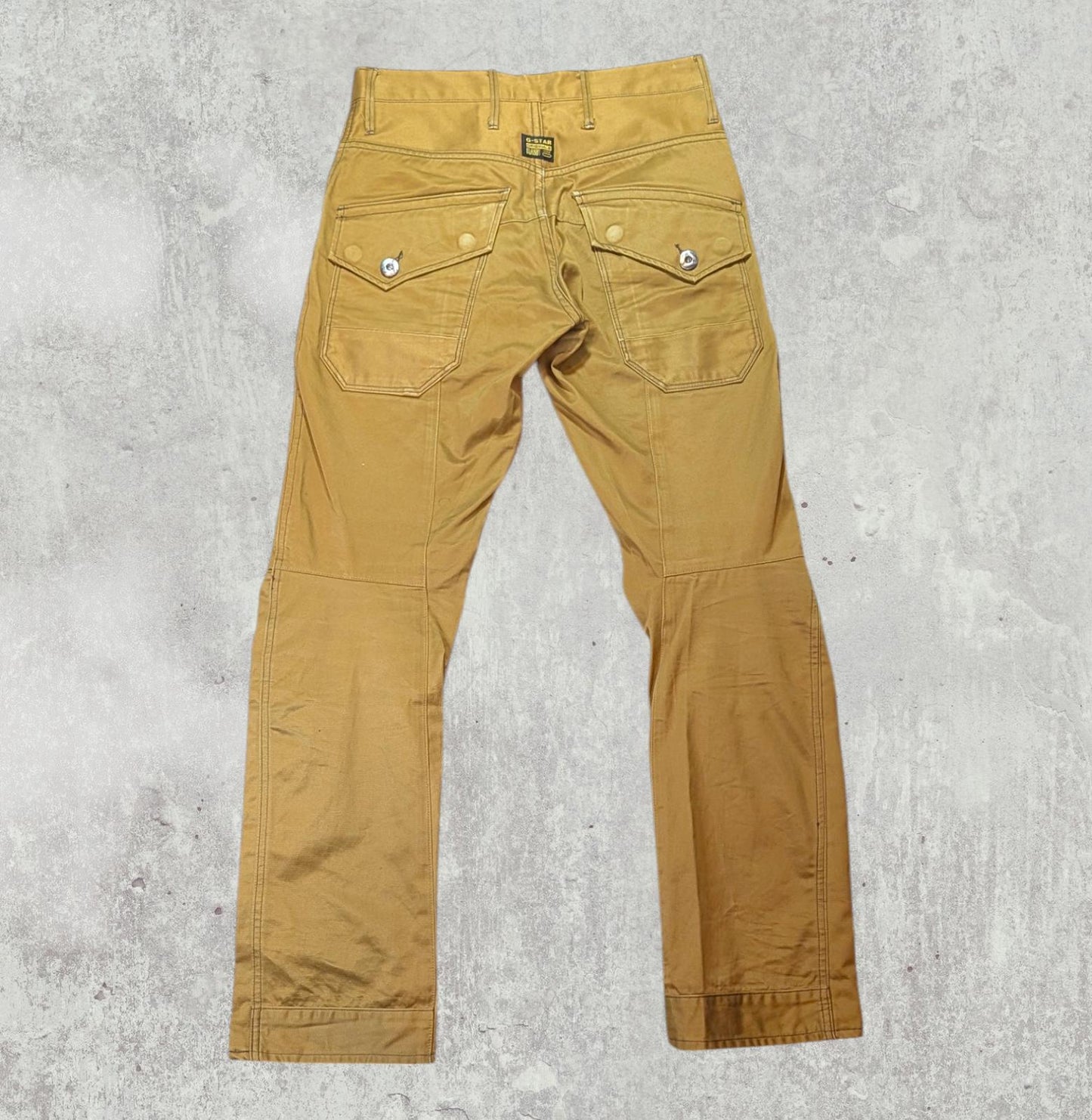 G-Star Raw Men's Chino Trousers - Tan - Size 28W 30L