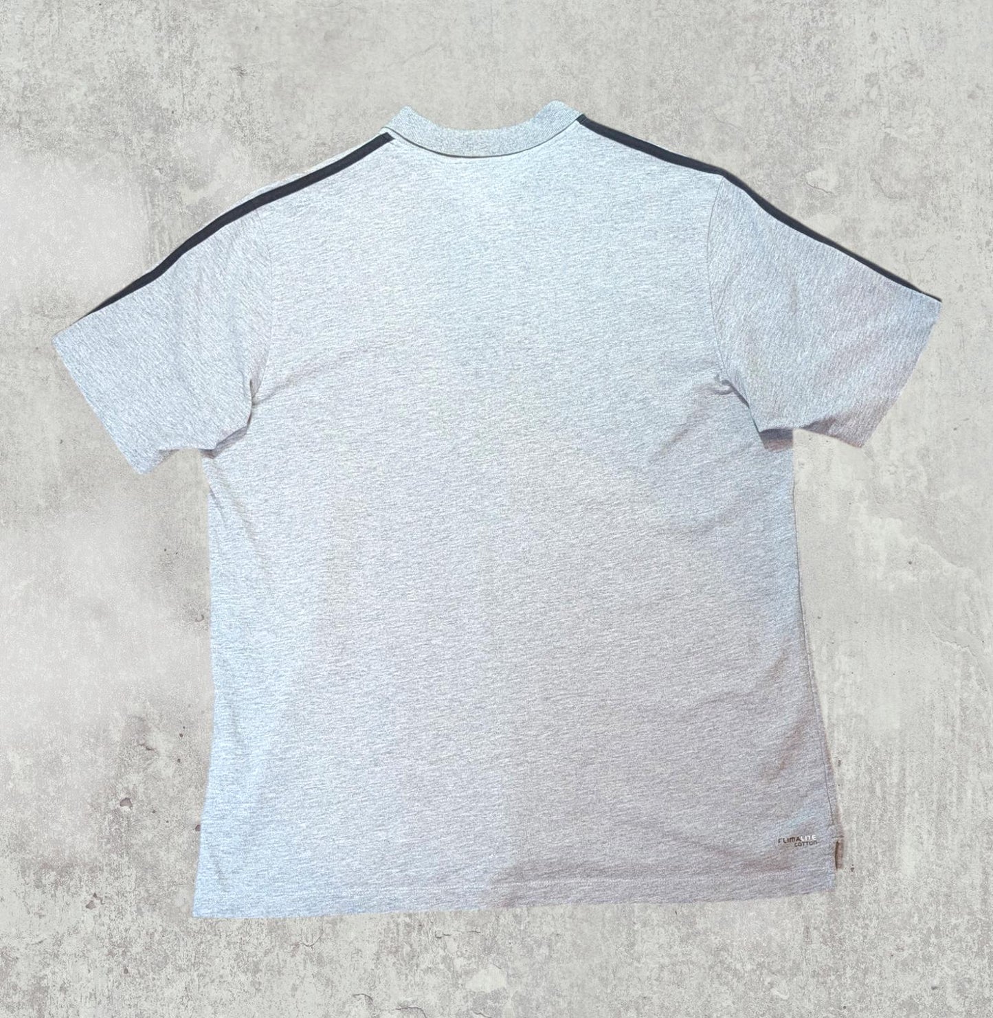 Adidas Men's Polo T Shirt - Grey - Size XXL