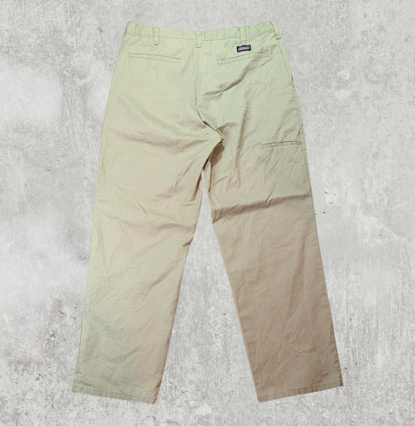 Dickies Men's Chino Trousers - Tan - Size 34W 30L