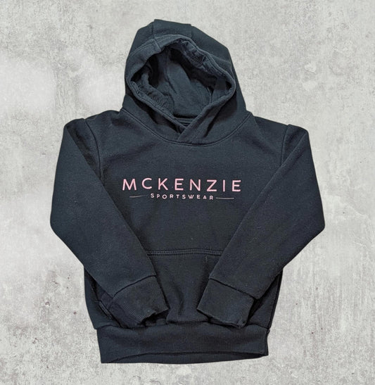 McKenzie Kid's Hooded Sweatshirt - Black - Size 8-10 YRS