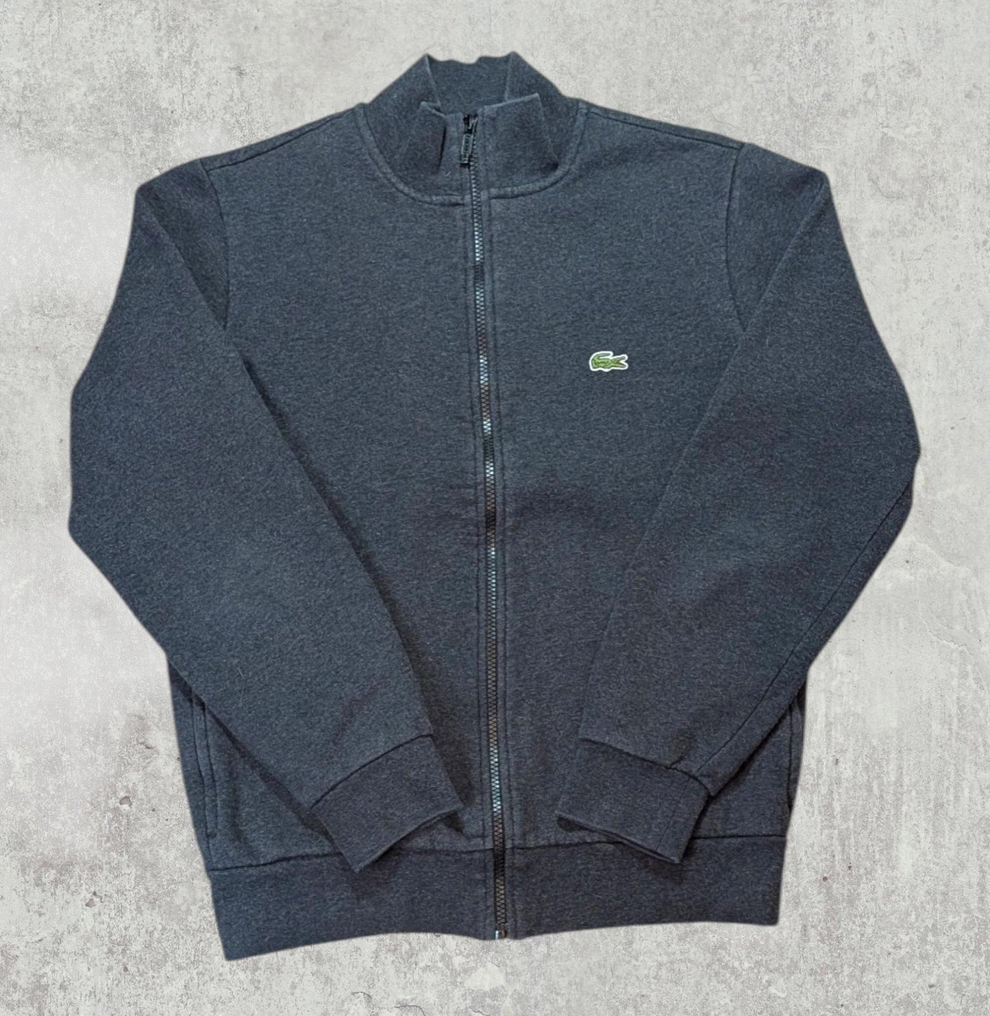 Lacoste Men's Zipped Jacket - Grey - Size 4 / Medium