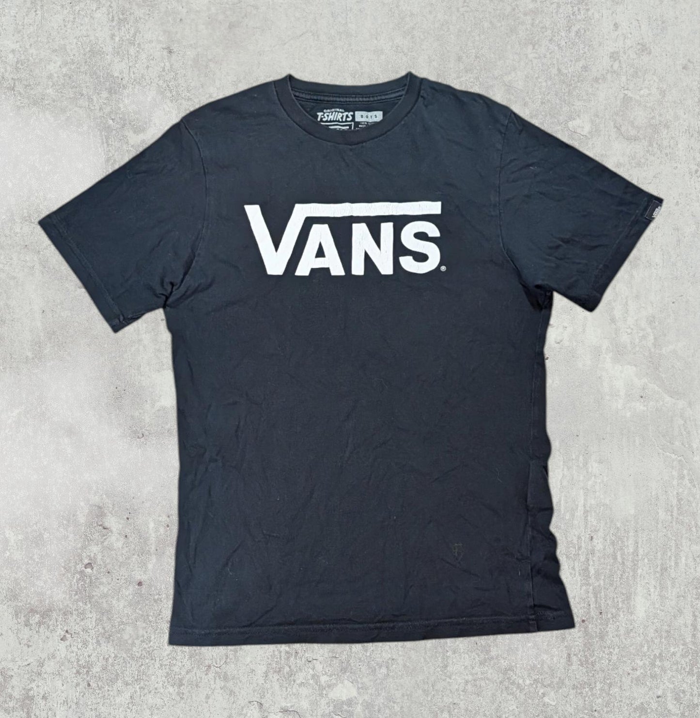 Vans Kid's Boys T Shirt - Black - Size Medium