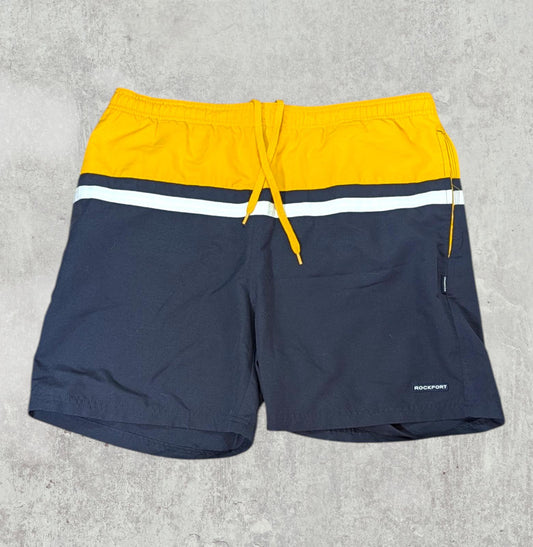 Rockport Men's Swimming Shorts - Navy - Size Medium