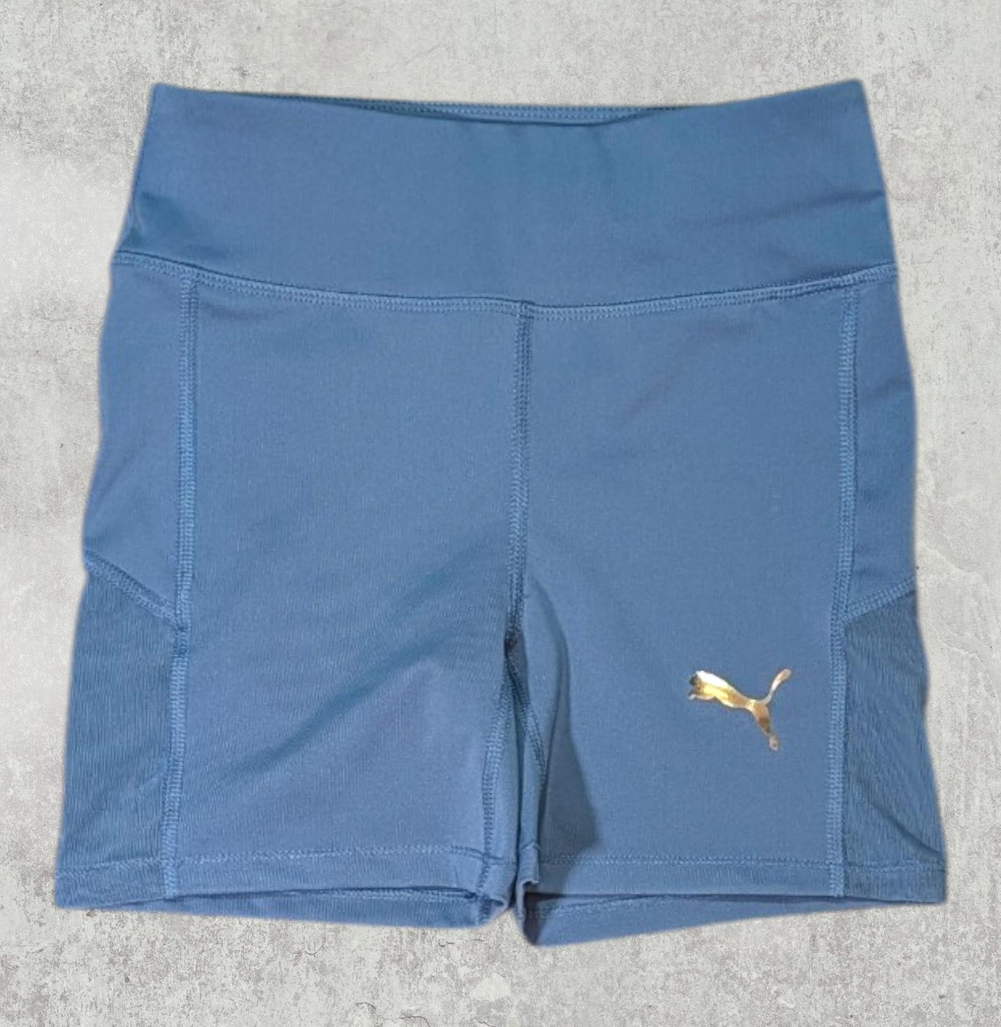 Puma Women's Gym Shorts - Blue - Size XXS