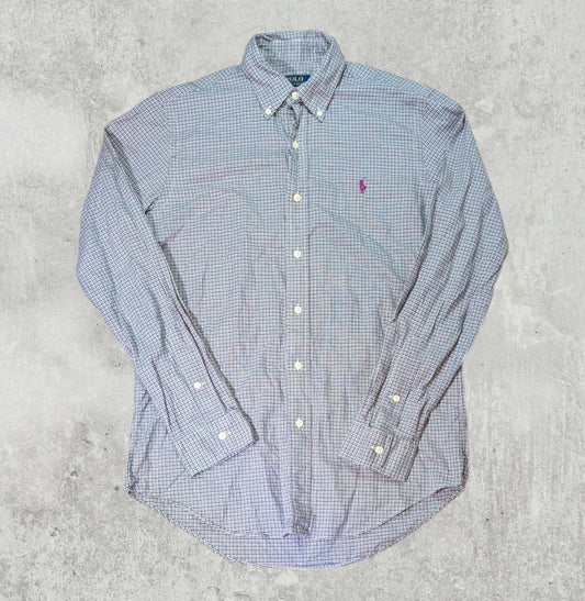 Ralph Lauren Men's Check Shirt - Purple - Size Small