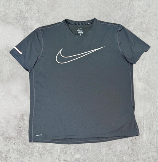 Nike Men's Dri-Fit T Shirt - Grey - Size Large