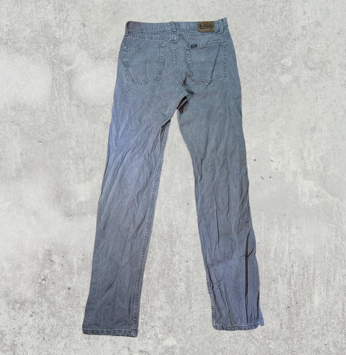 Lee Men's Regular Fit Jeans - Grey - Size 32W 36L