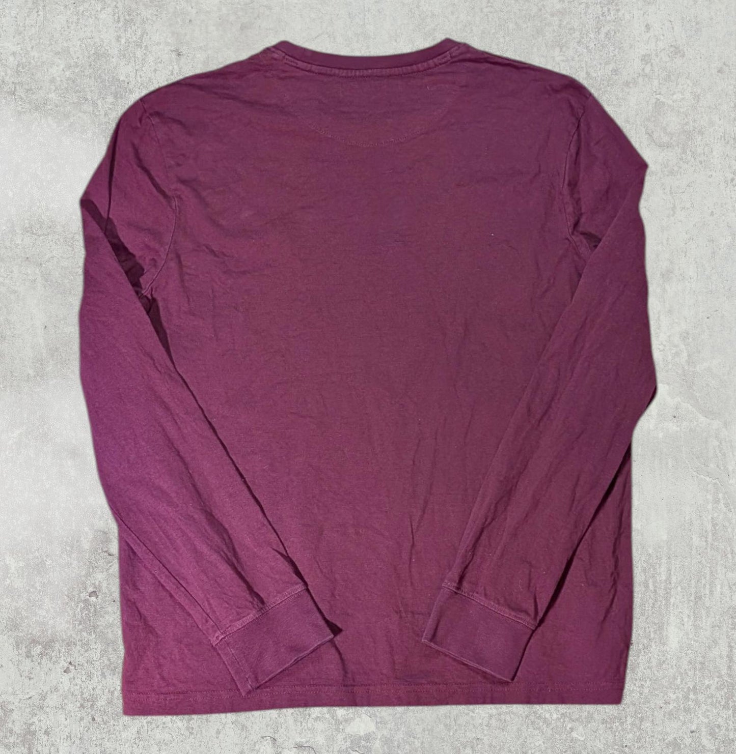 U.S Polo Assn Men's Thin Sweatshirt Jumper - Burgundy - Size Medium