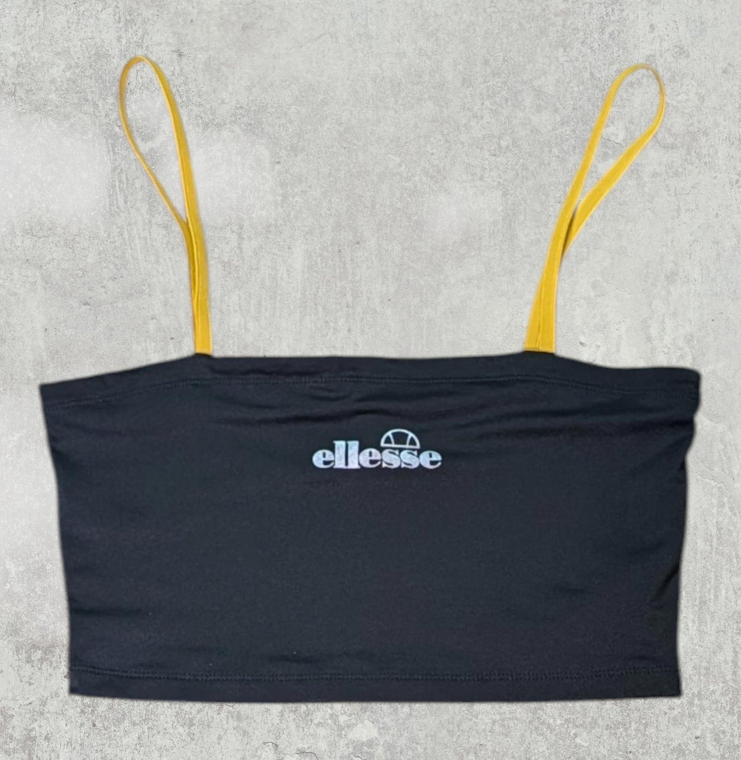 Ellesse Women's Tube Strap Top - Black - Size 12
