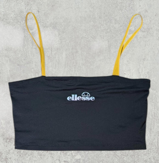 Ellesse Women's Tube Strap Top - Black - Size 12