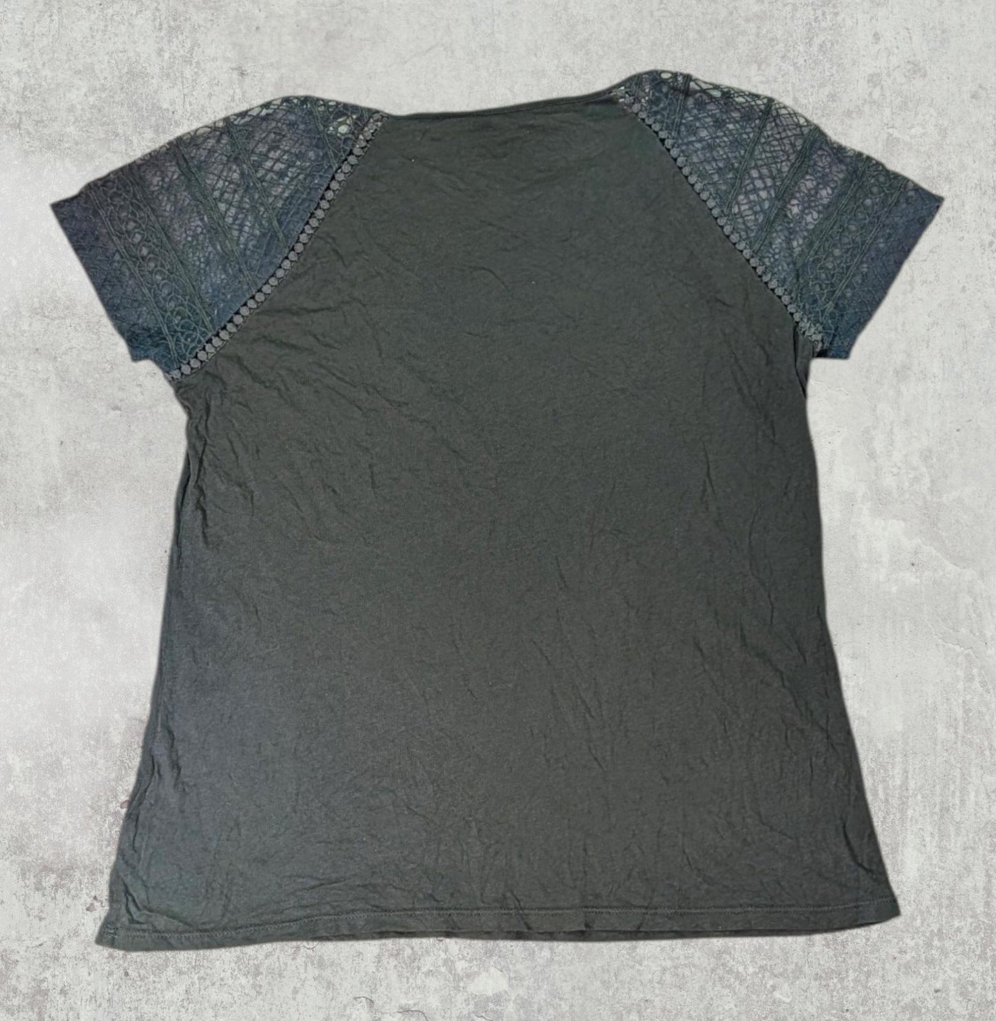 Superdry Women's Raglan T Shirt - Khaki - Size XL