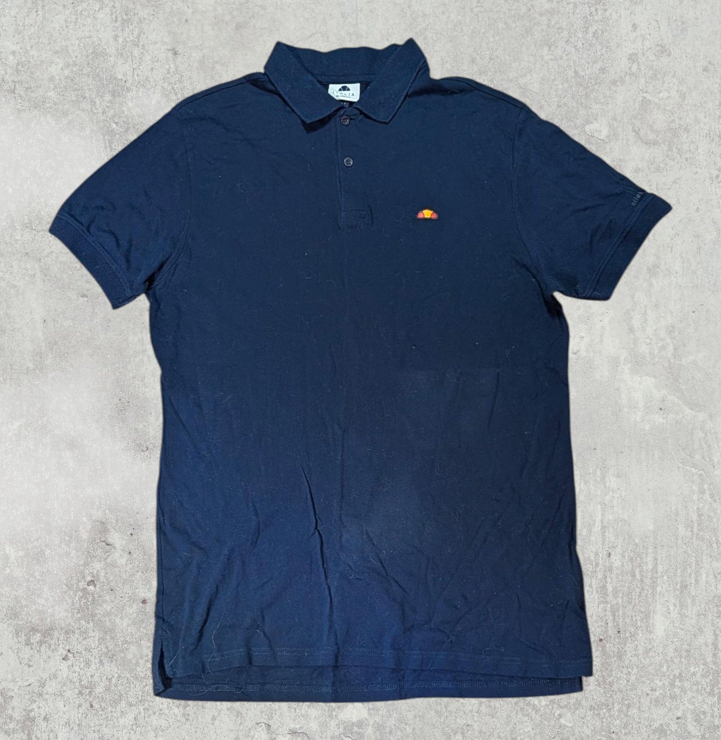 Ellesse Men's Polo T Shirt - Navy - Size Large