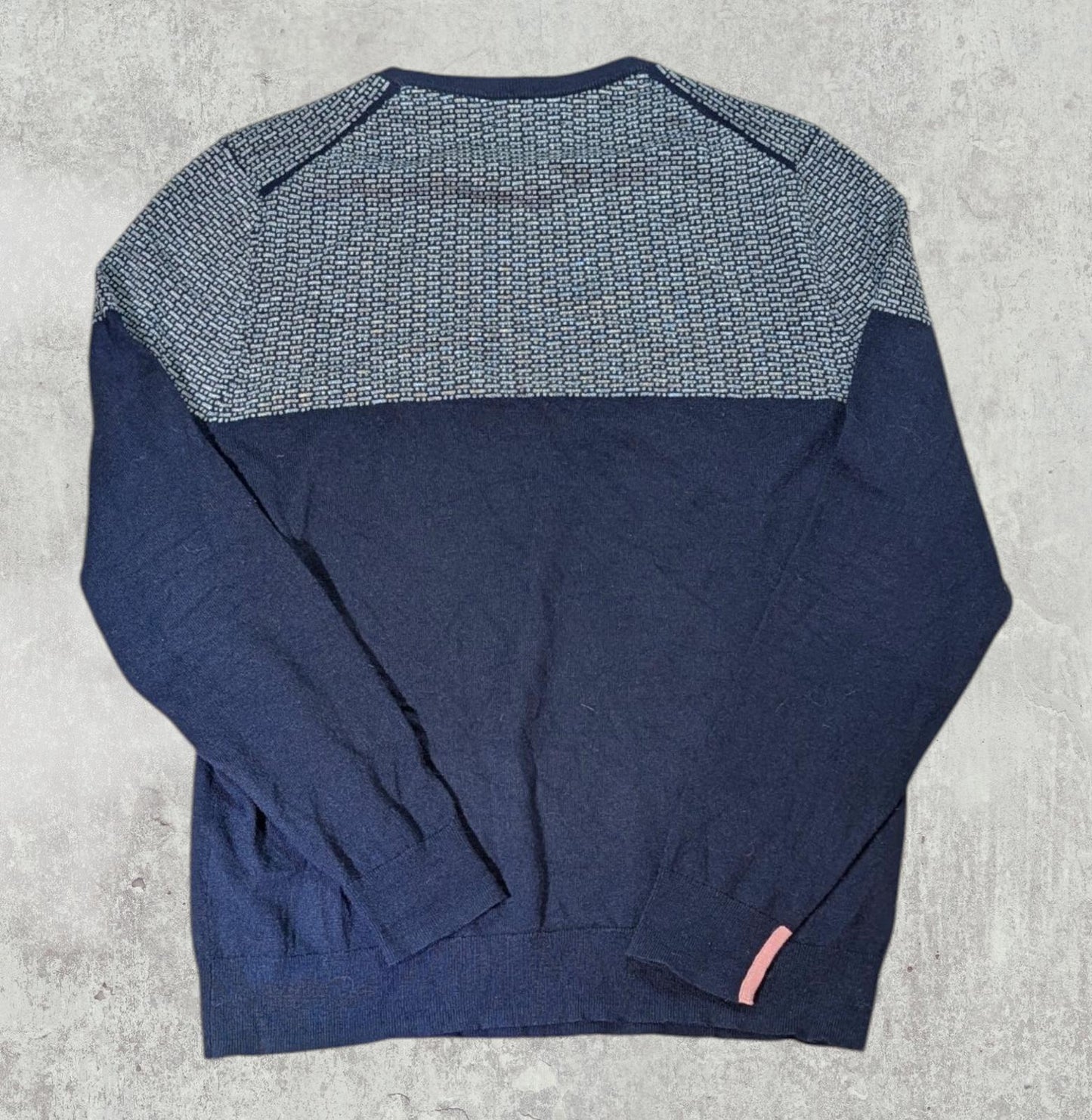 White Stuff Men's Sweatshirt Jumper - Navy - Size Medium