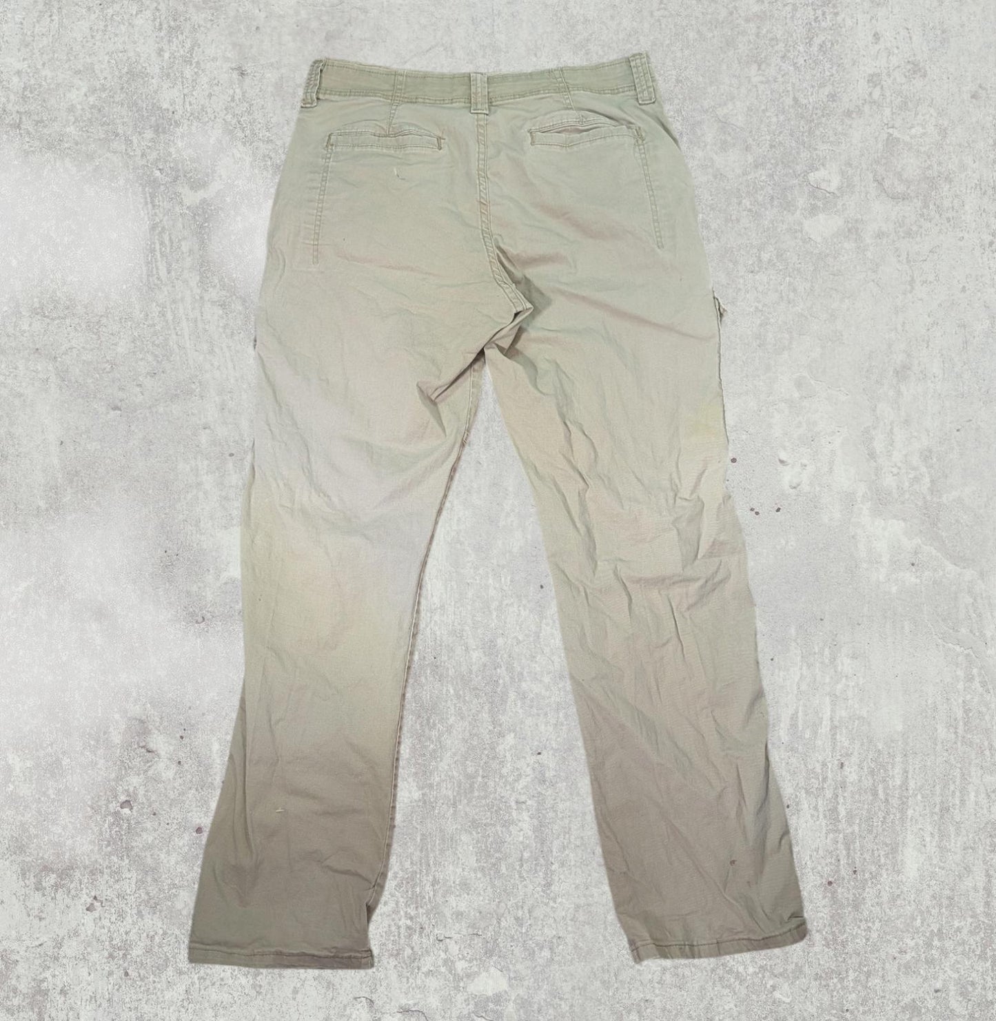 Wrangler Men's Relaxed Fit Cargo Trousers - Tan - Size 30W 32L