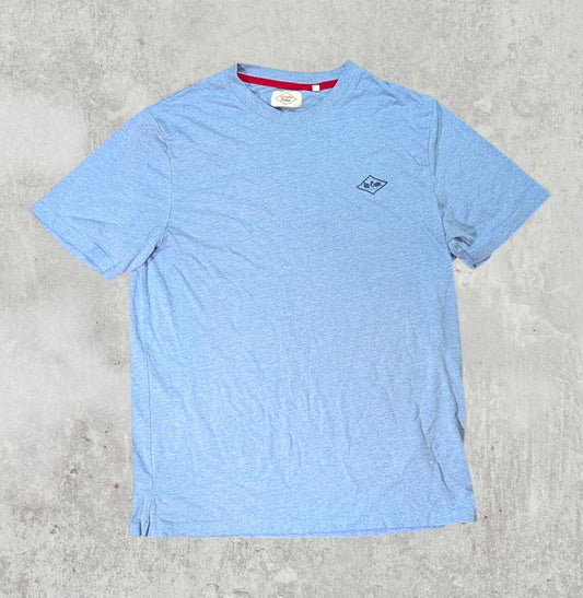 Lee Cooper Men's T Shirt - Blue - Size Large