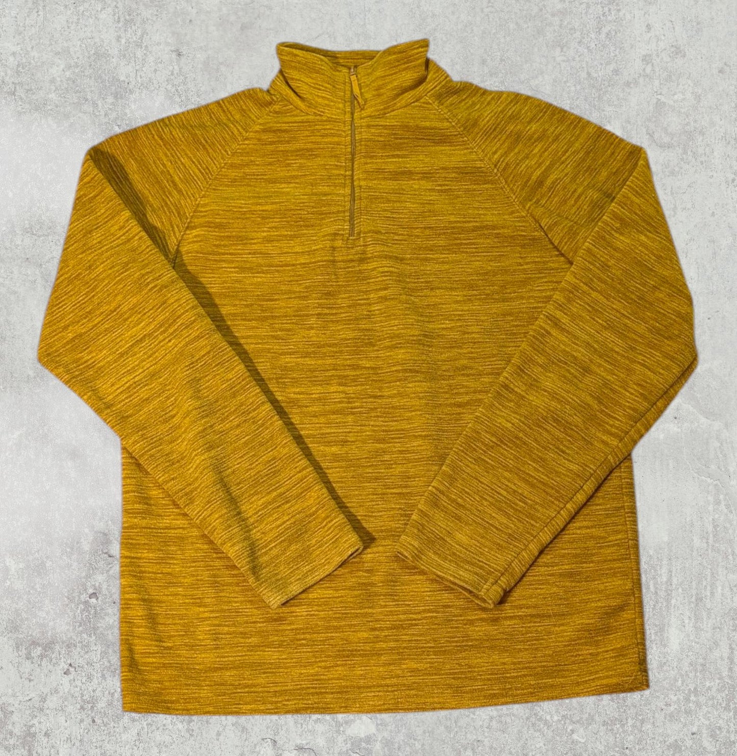 Mountain Warehouse Men's 1/4 Zip Fleece Jumper - Yellow - Size Medium