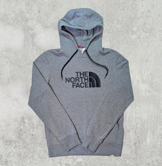 The North Face Men's Hoodie Sweatshirt - Grey - Size Small