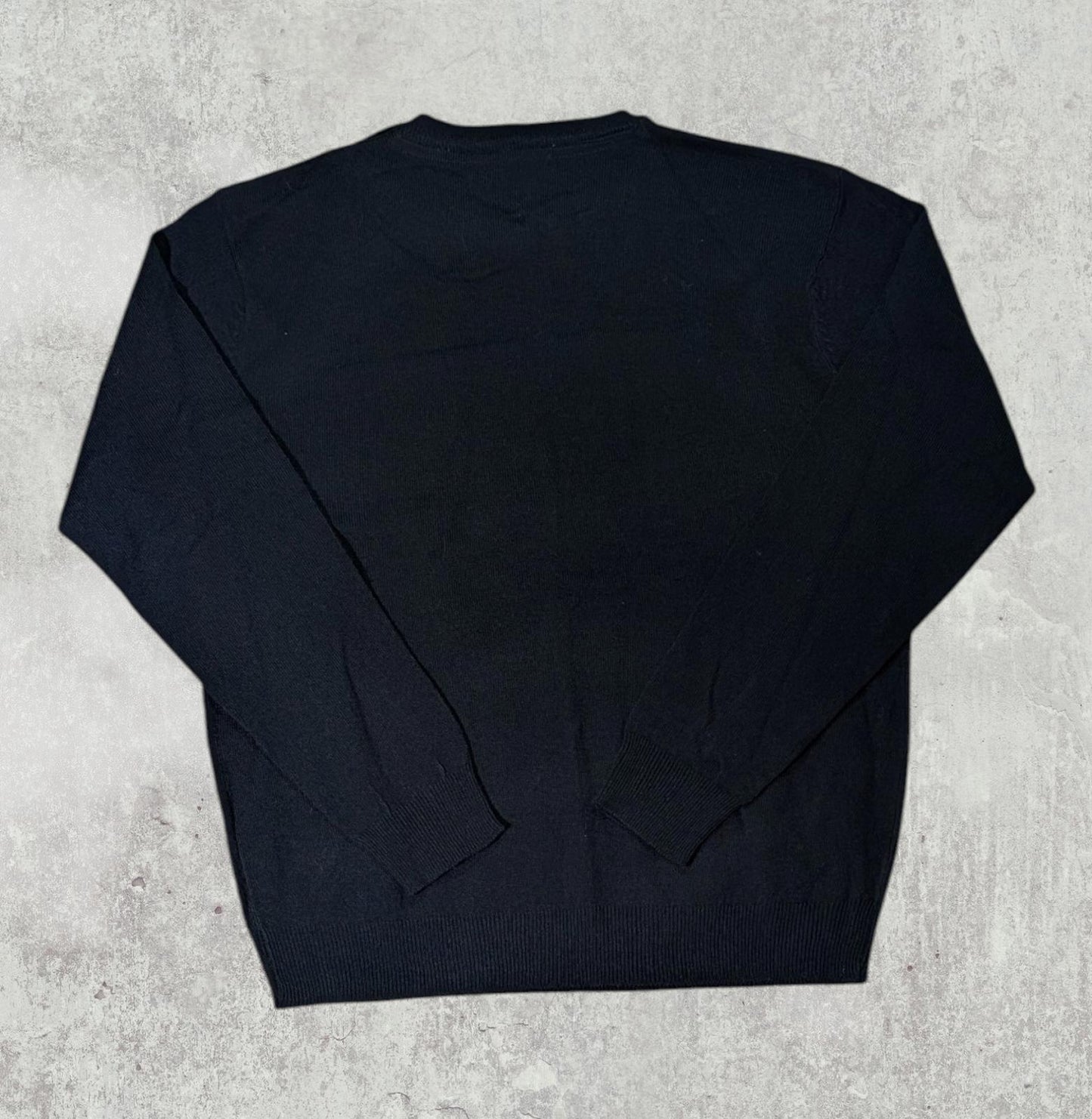 Pierre Cardin Men's Sweatshirt Jumper - Black - Size Medium