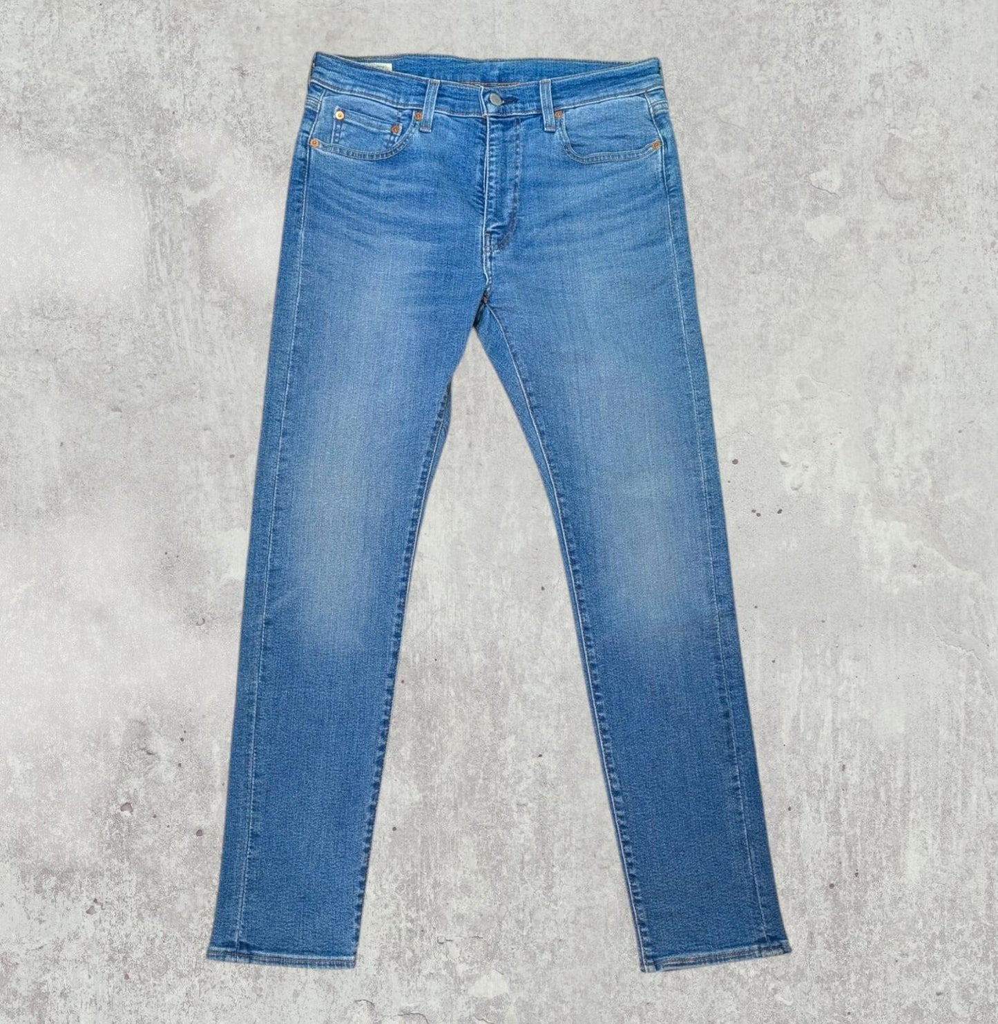 Levi's Men's 519 Skinny Jeans - Blue - Size 33W 32L