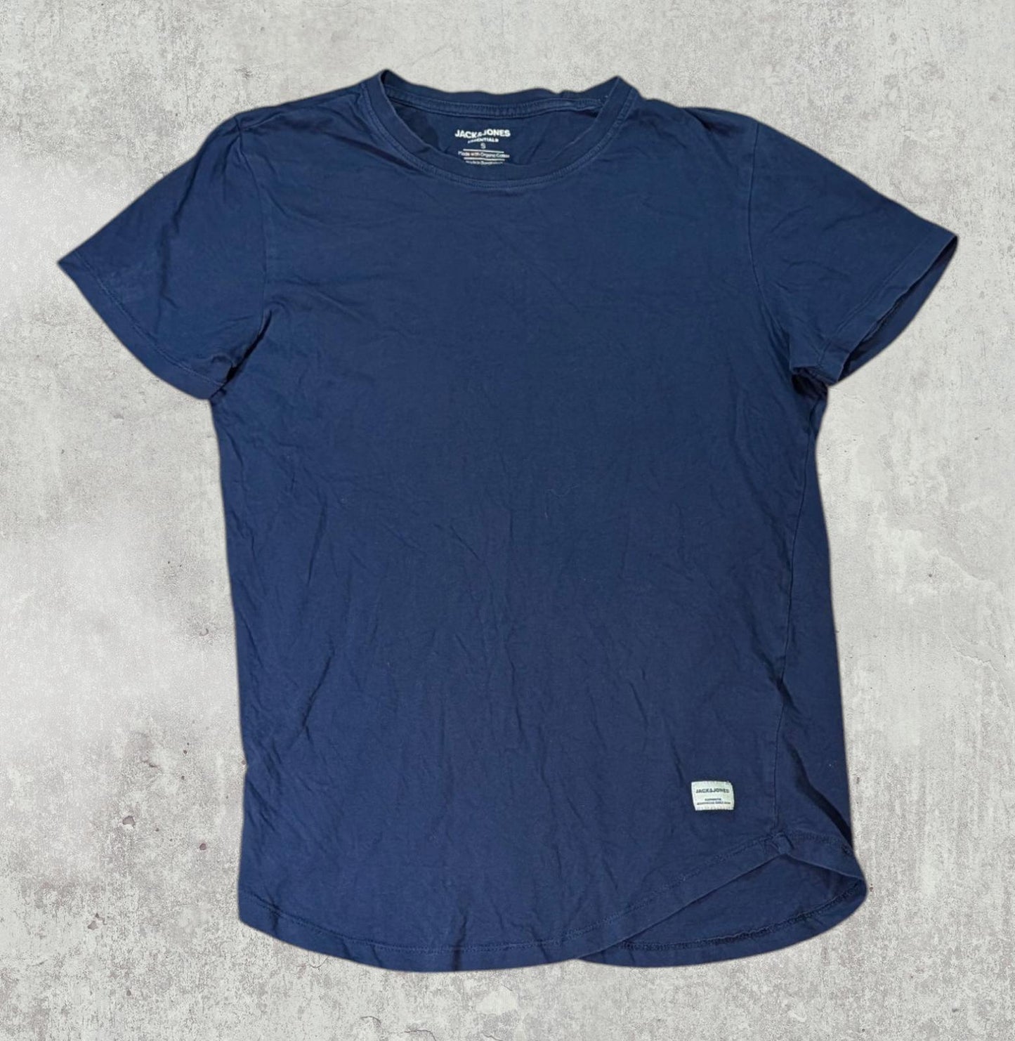 Jack & Jones Men's T Shirt - Navy - Size Small