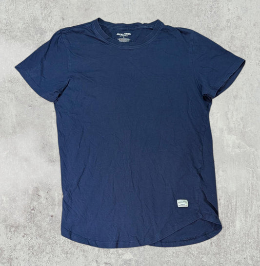 Jack & Jones Men's T Shirt - Navy - Size Small