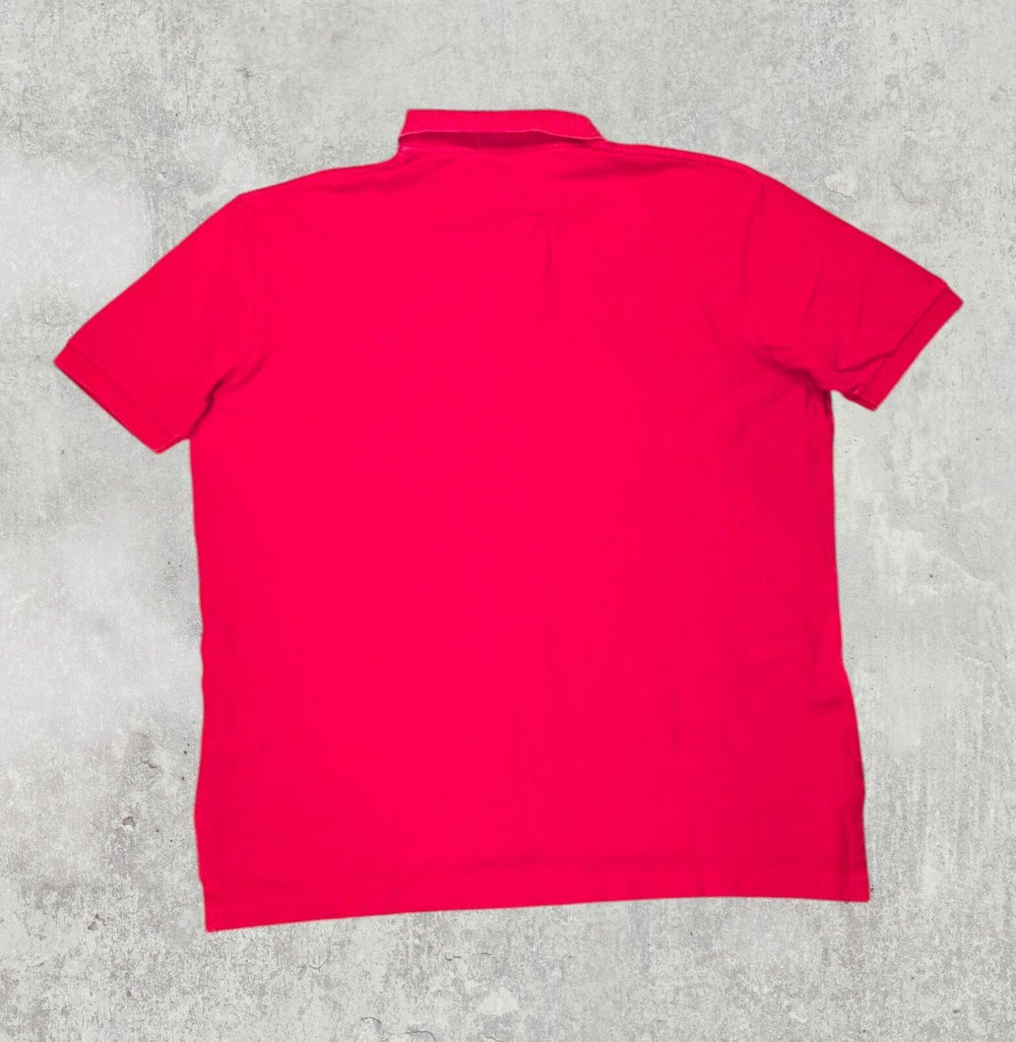 Ralph Lauren Men's Classic Fit Polo T Shirt - Red - Size XL