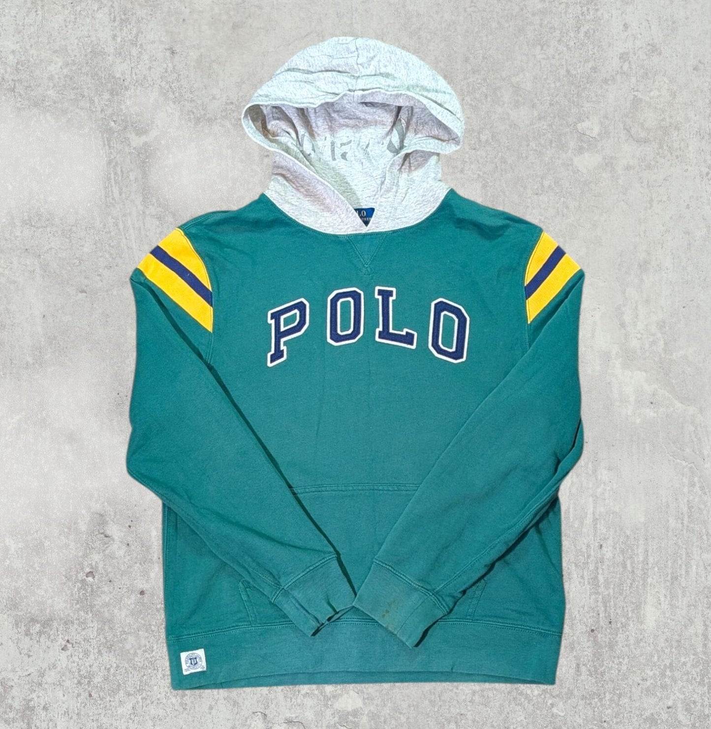Ralph Lauren Men's Hoodie Sweatshirt - Green - Size Small