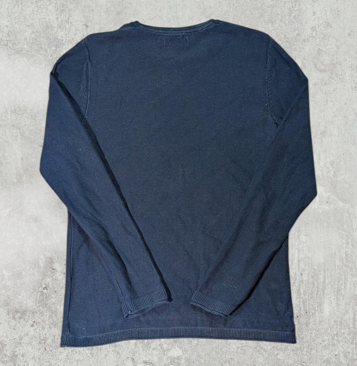 Jack & Jones Men's Sweatshirt Jumper - Navy - Size Large