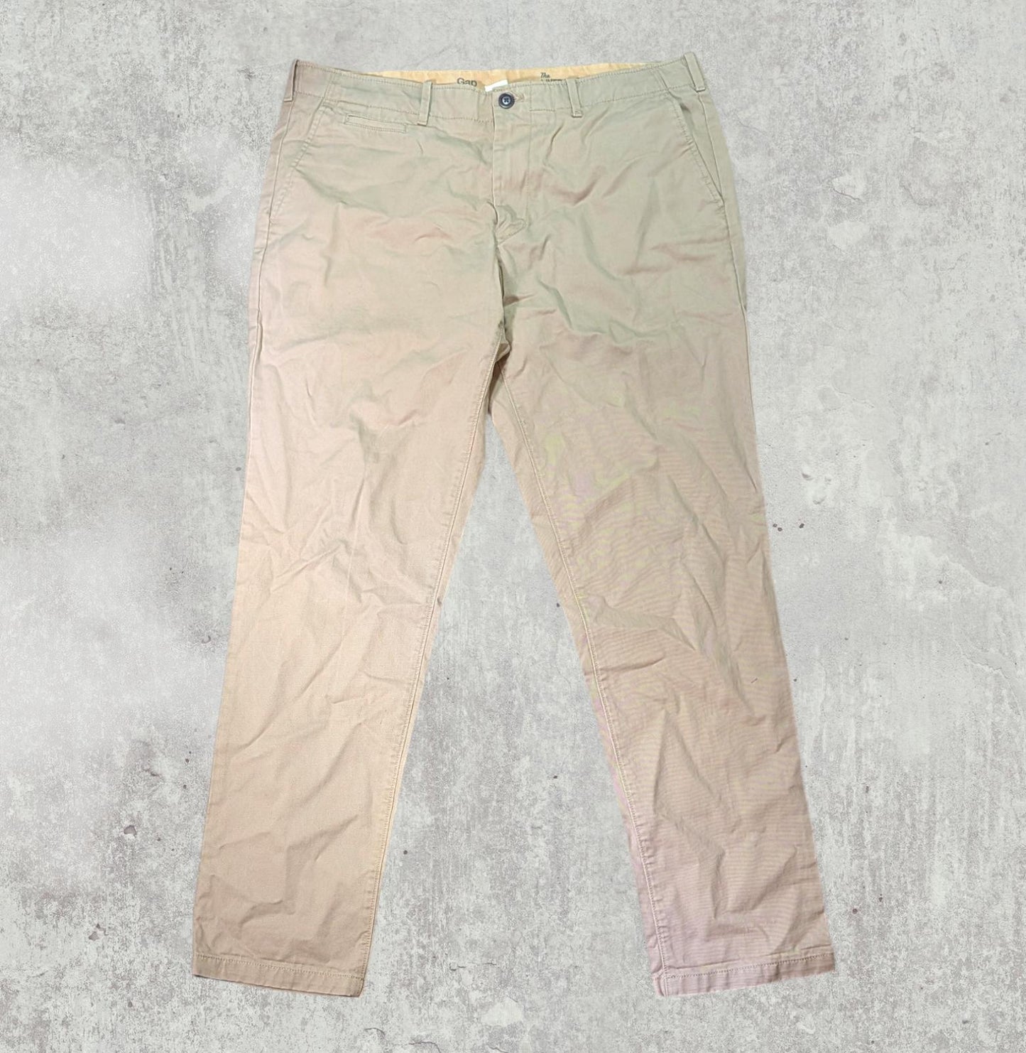 Gap Men's Chino Trousers - Tan - Size 36W 32L