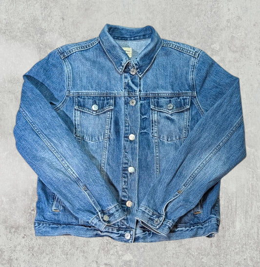 Gap Women's Denim Jacket - Blue - Size Large