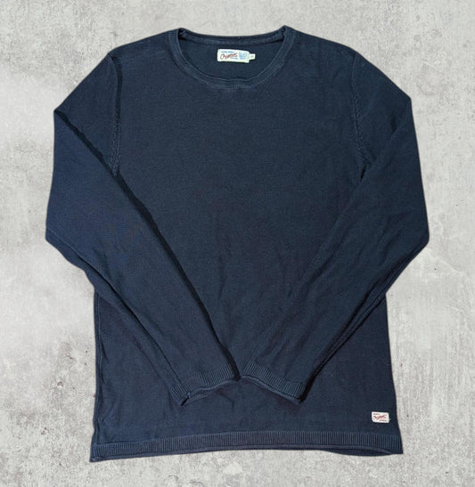 Jack & Jones Men's Sweatshirt Jumper - Navy - Size Large