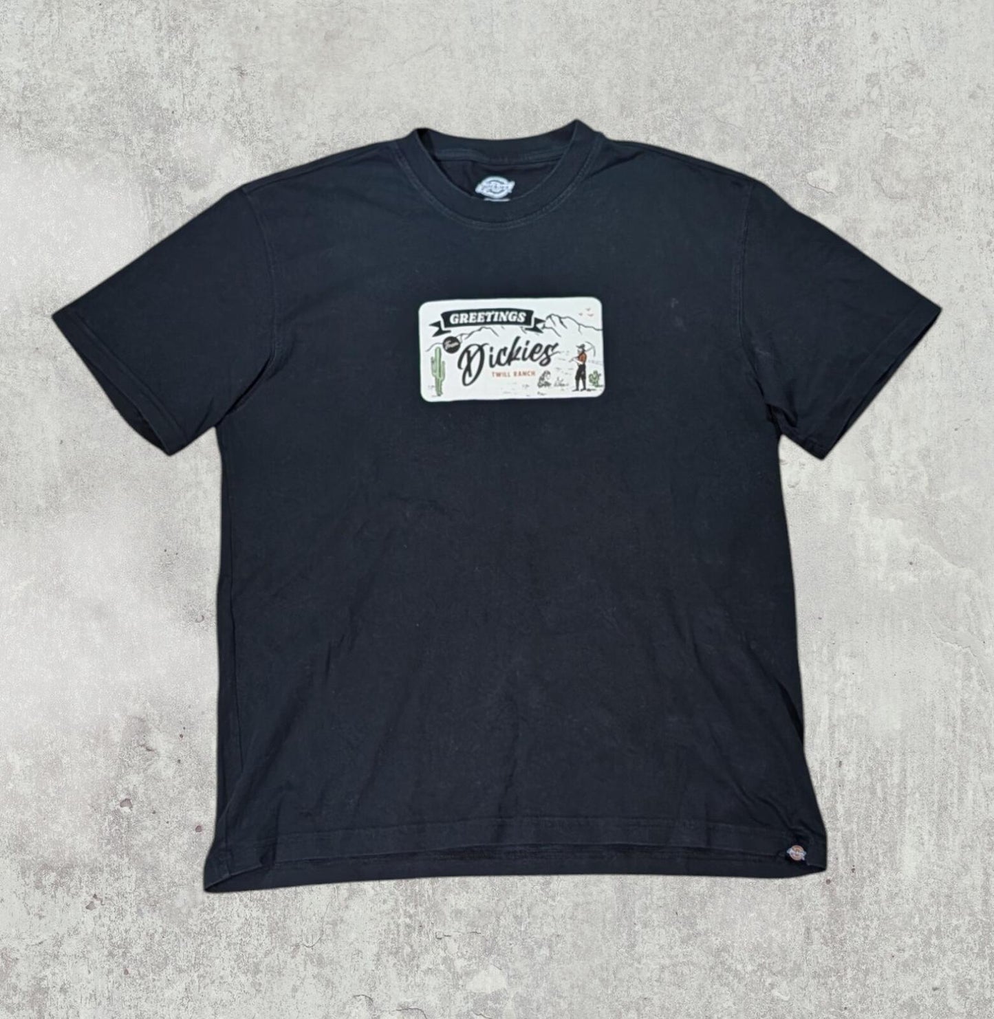 Dickies Men's T Shirt - Black - Size Medium