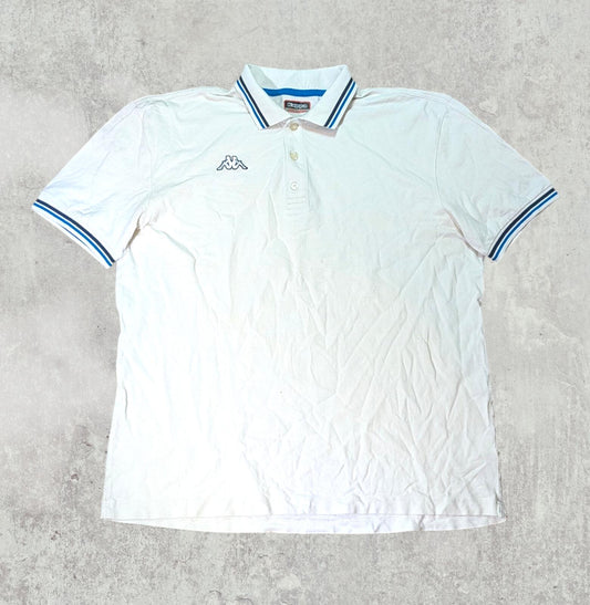Kappa Men's Polo T Shirt - White - Size XXXL
