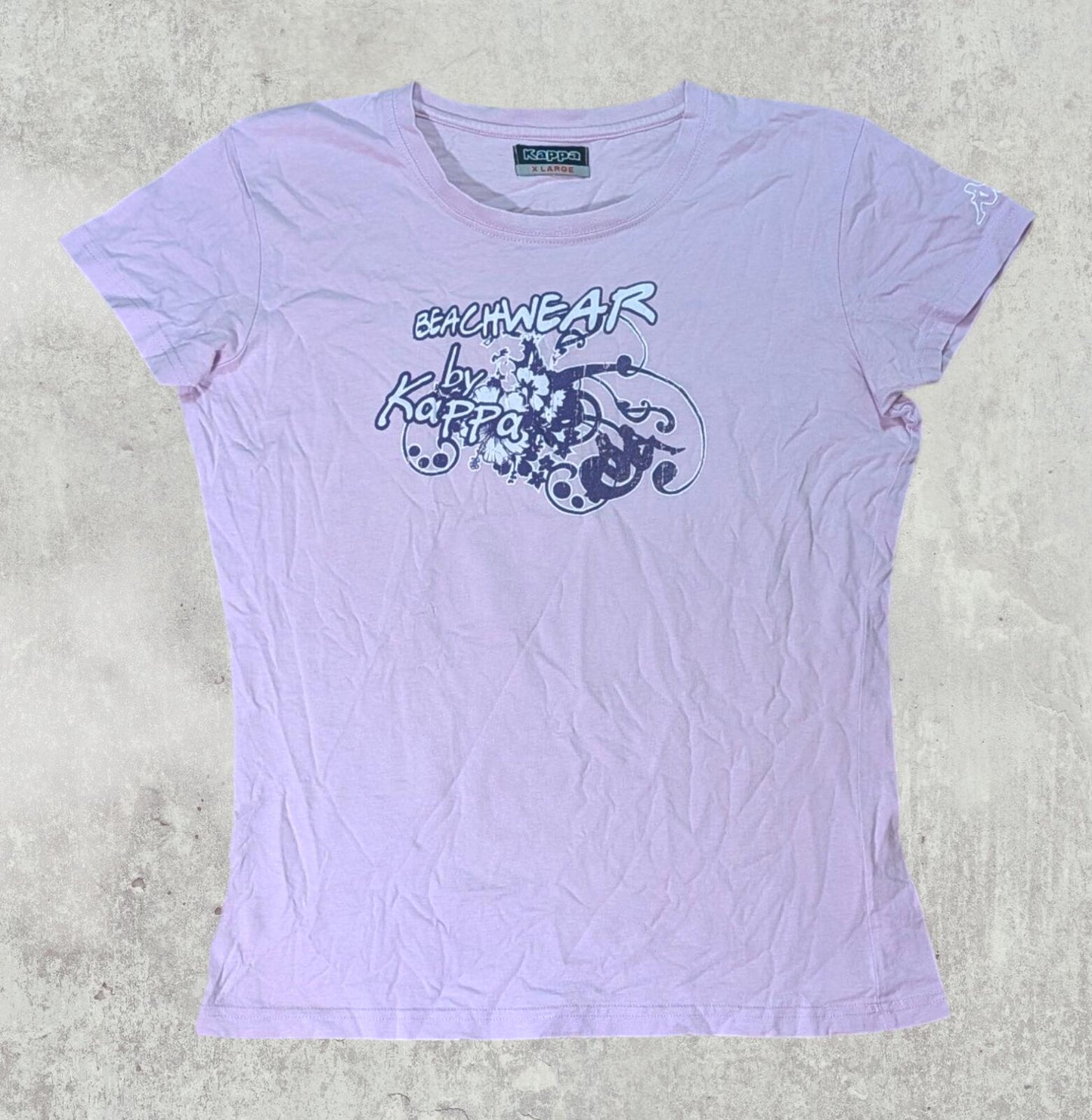 Kappa Women's T Shirt - Pink - Size XL
