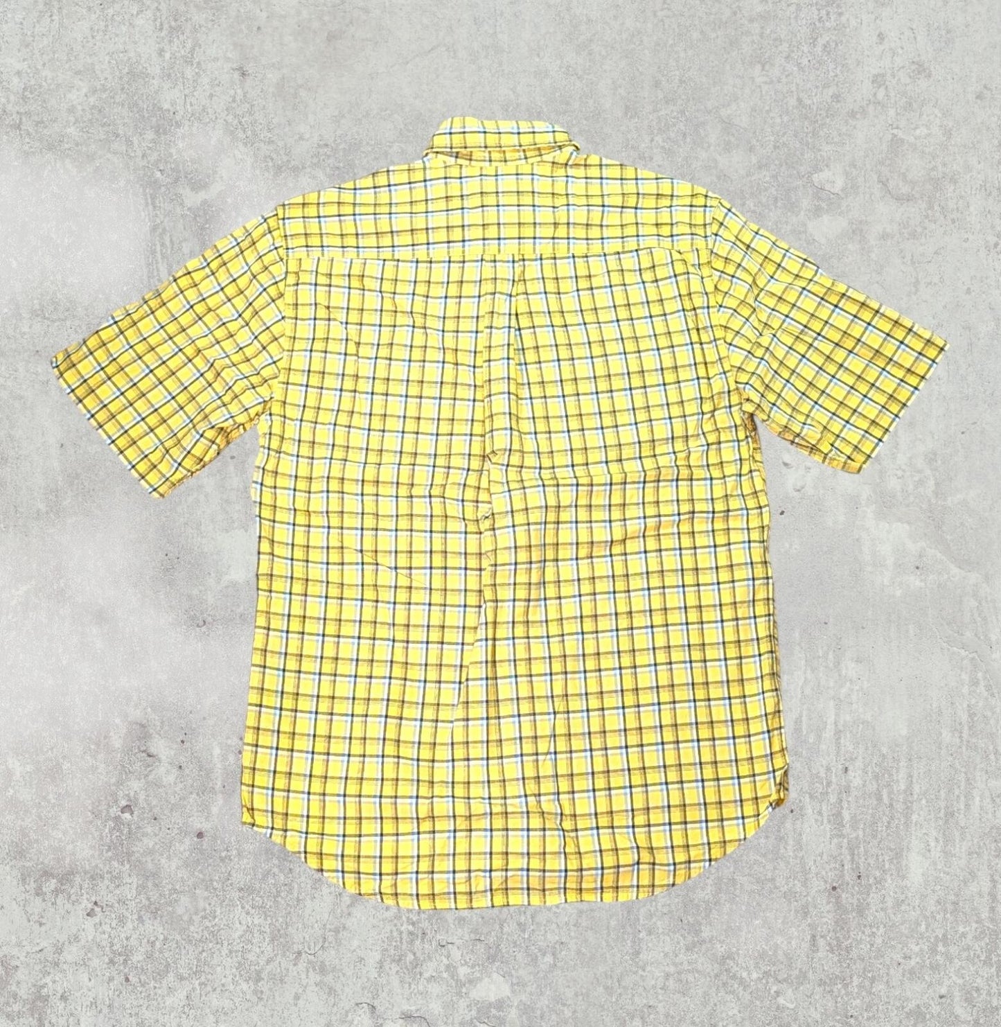 Carhartt Men's Check Shirt - Yellow - Size Medium