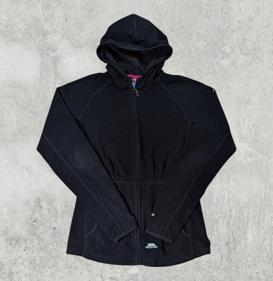 Trespass Women's Fleece Jacket - Black - Size Medium 12