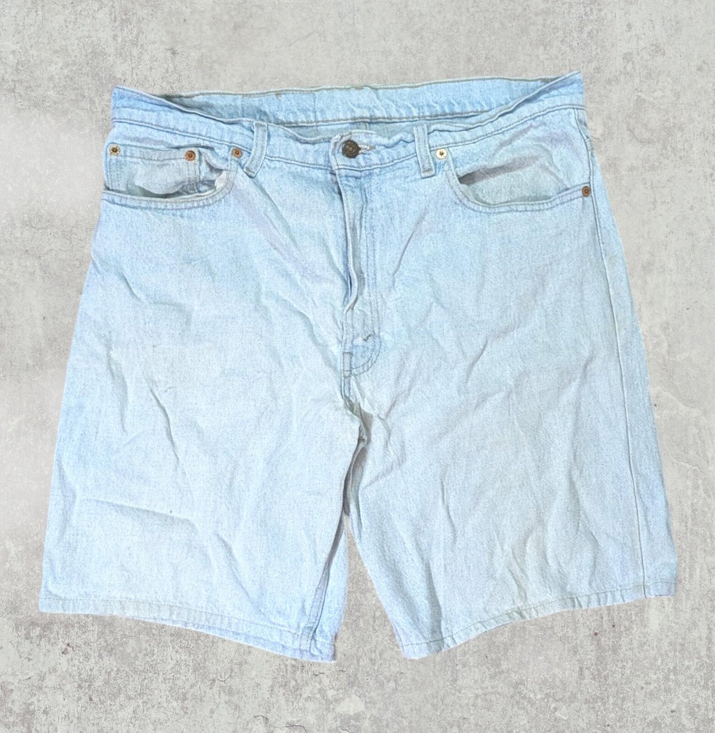 Levi's Men's Jeans Shorts - Blue - Size 36W 10L